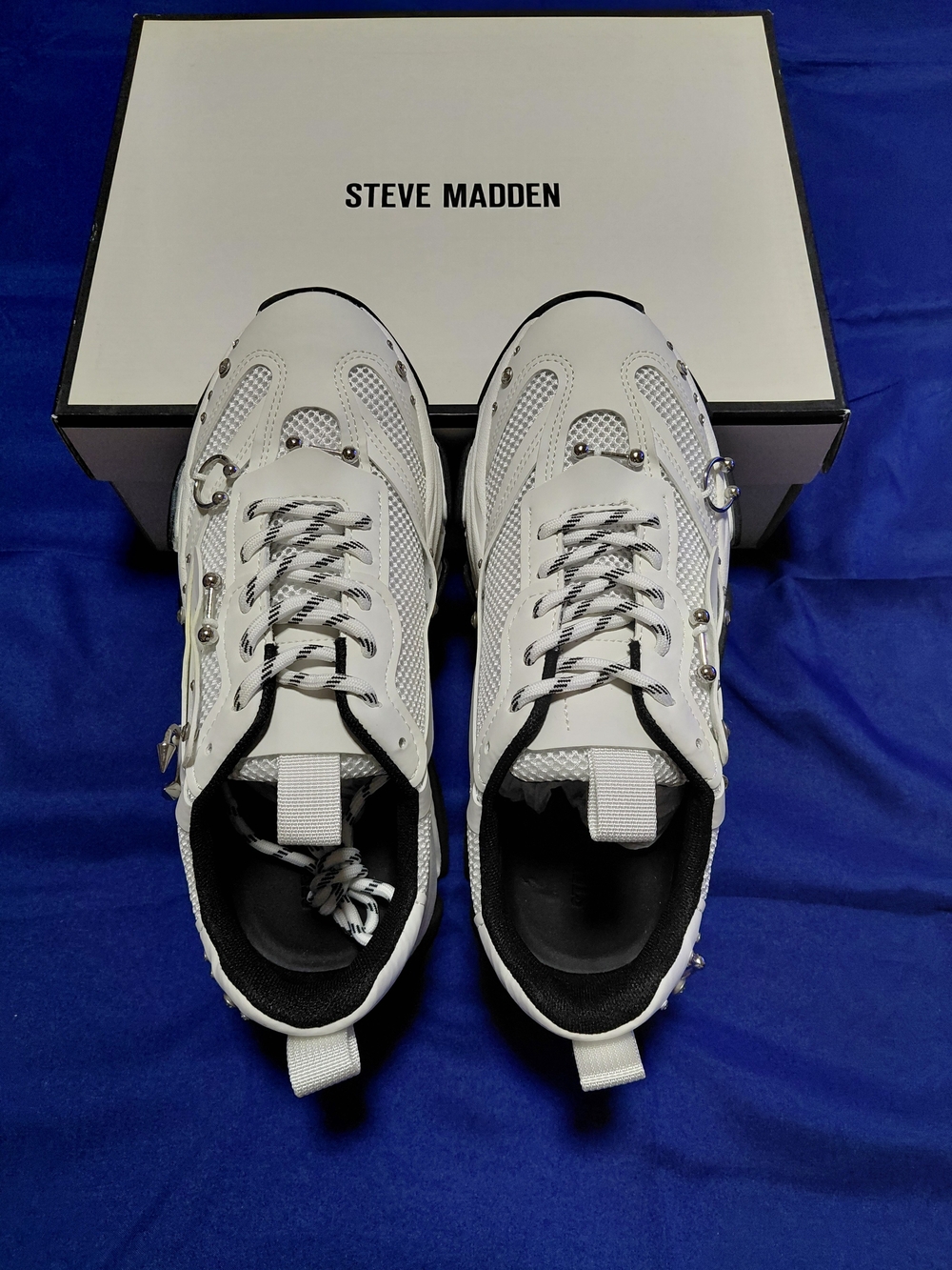 Steve Madden Possessuon-P Chunky Studded Women's Sneakers - Picture 11 of 13